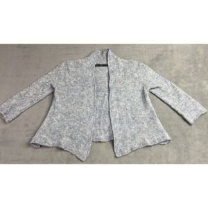 Peruvian Connection Sweater Jacket Bolero‎ Shrug Small Blue Alpaca Light Soft